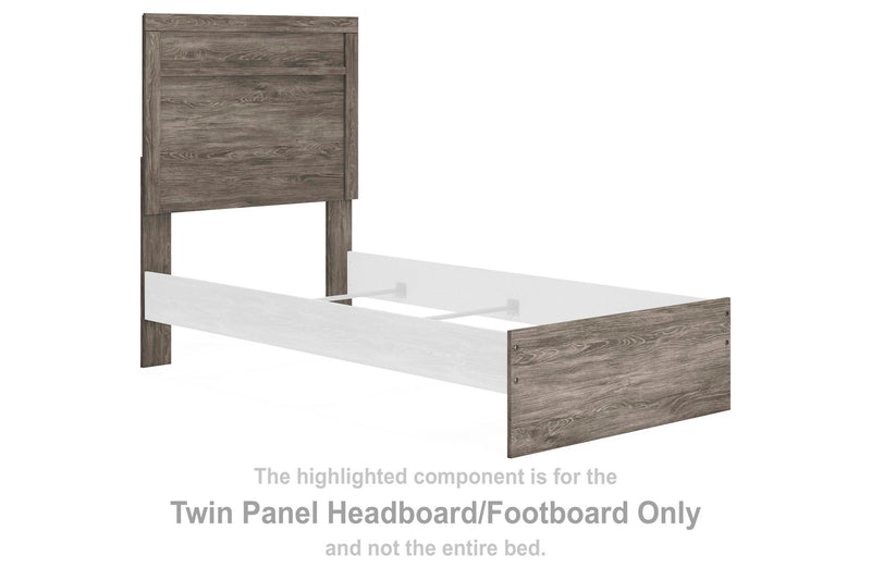 Ralinksi - Twin Panel Headboard/Footboard - Gray - Wood