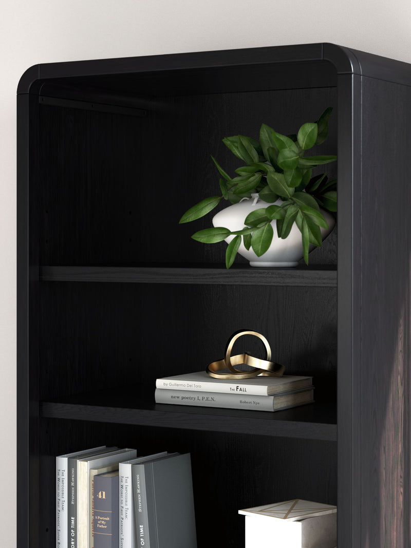 Rowanbeck - Large Bookcase - Black