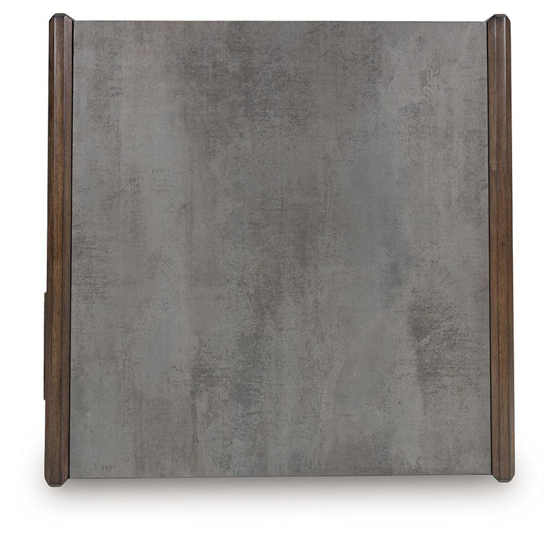 Kallenny - Square Cocktail Table - Brown / Gray