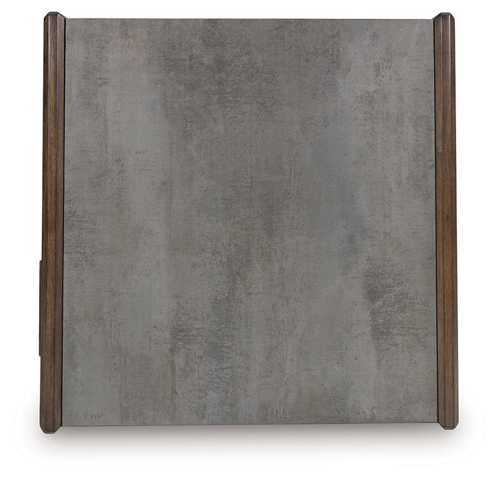 Kallenny - Square Cocktail Table - Brown / Gray