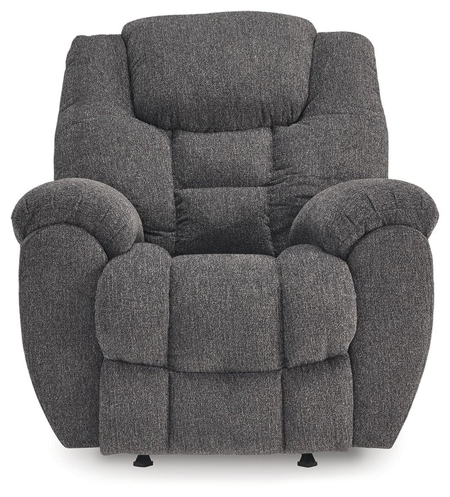 Foreside - Rocker Recliner - Fabric - Charcoal