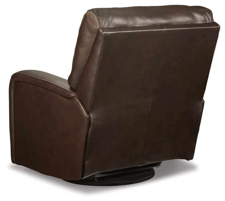 Emberla - Swivel Glider Recliner - Coffee