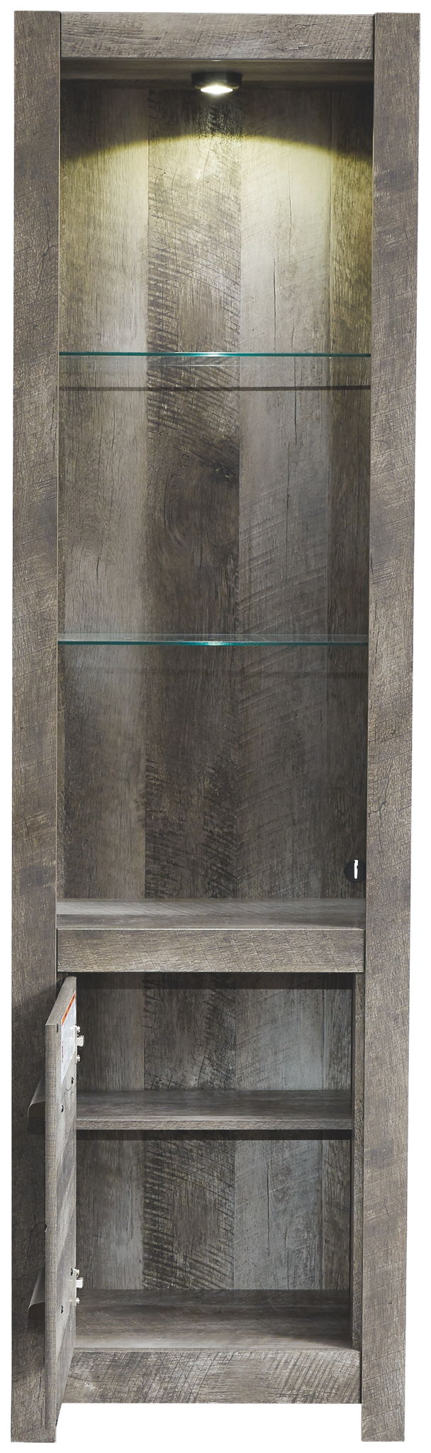 Wynnlow - Pier - Two Drawers & Two Shelves - Gray Dark