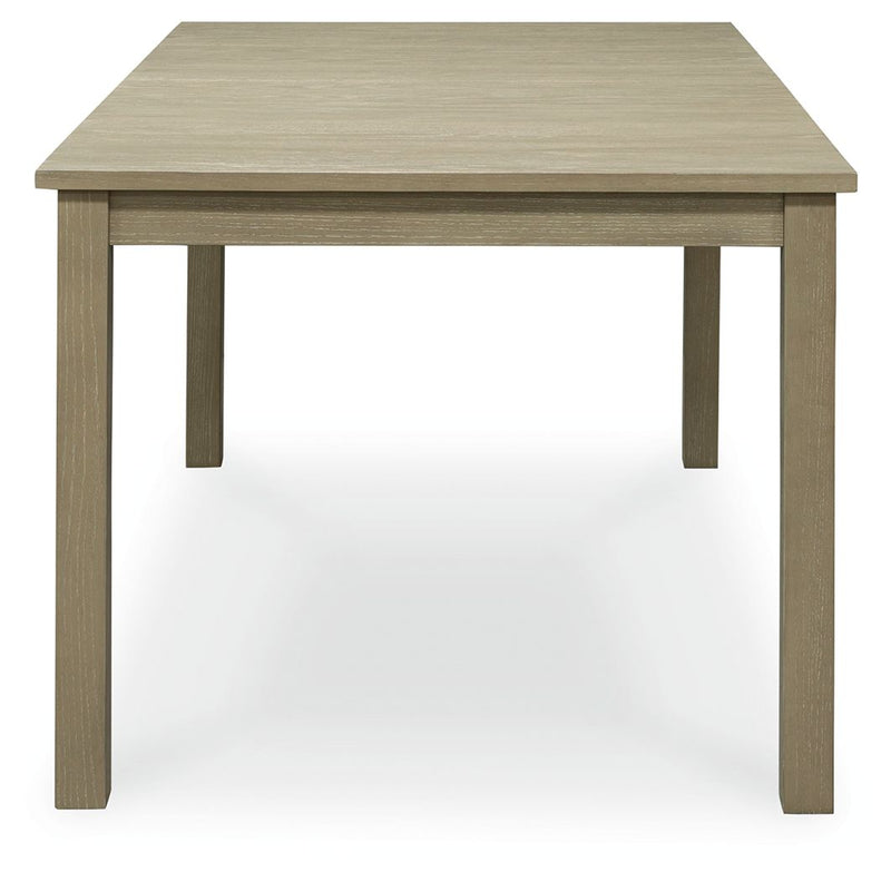 Calmoro - Rectangular Dining Room Extension Table - Gray