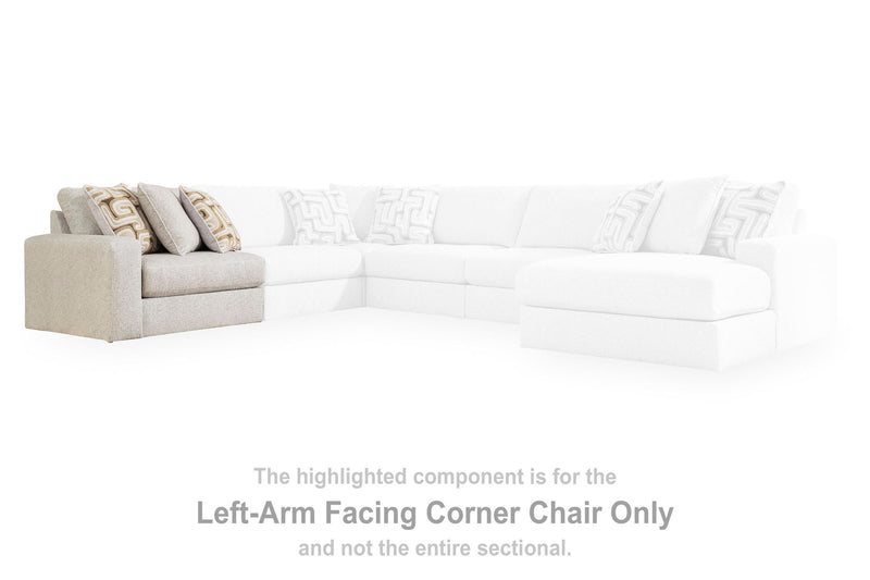 Kestrie - LAF Corner Chair - Feathered