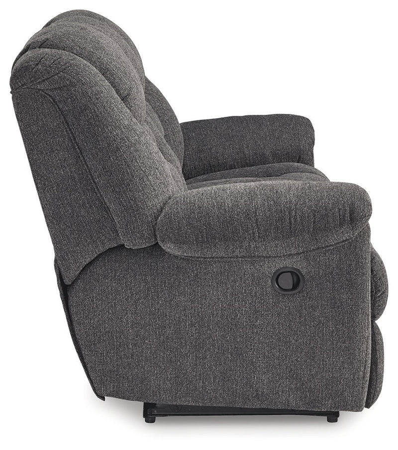 Foreside - Reclining Sofa - Fabric - Charcoal