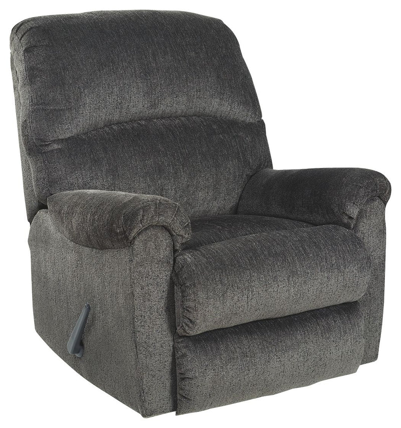 Ballinasloe - Rocker Recliner - Fabric - Smoke