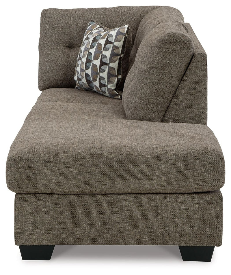Mahoney - Raf Corner Chaise - Chocolate