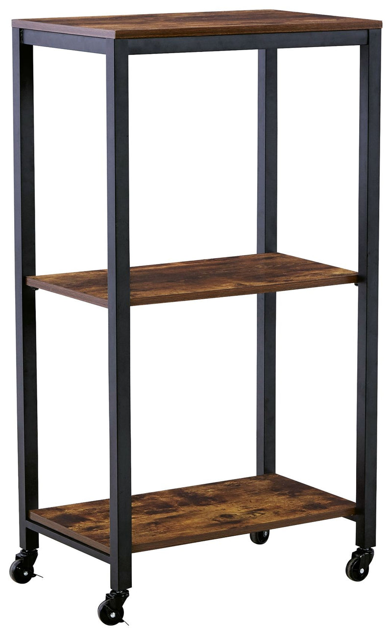 Bevinfield - Bar Cart - Brown / Black