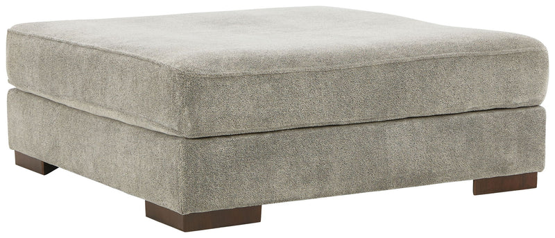 Bayless - Oversized Accent Ottoman - Smoke