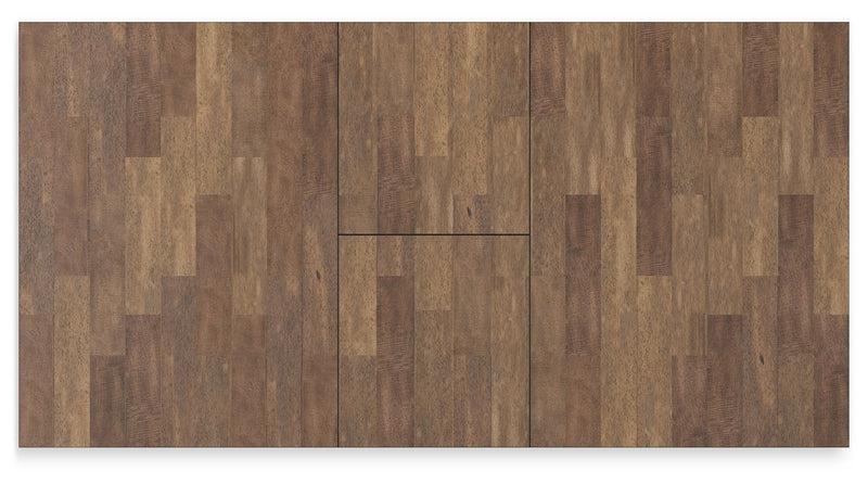 Wildenauer - Rectangular Dining Extension Table - Brown / Black