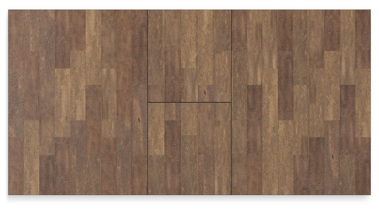 Wildenauer - Rectangular Dining Extension Table - Brown / Black