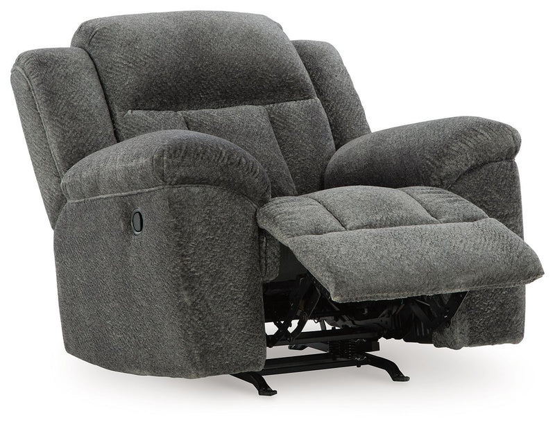 Frohn - Rocker Recliner - Fabric - Graphite