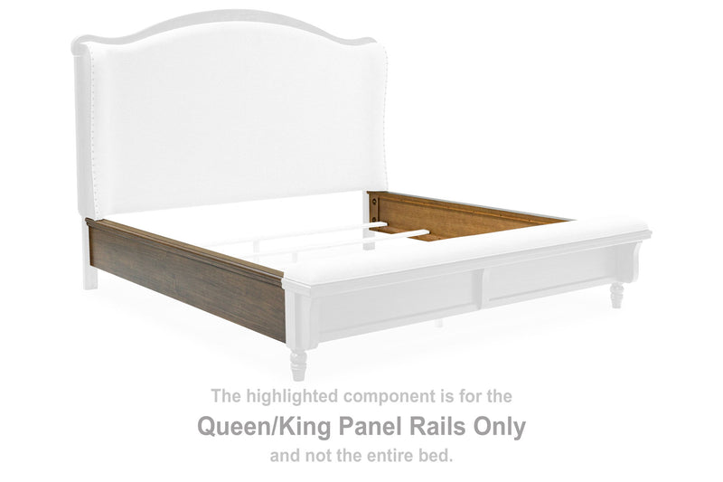 Sturlayne - Queen/King Panel Rails - Brown