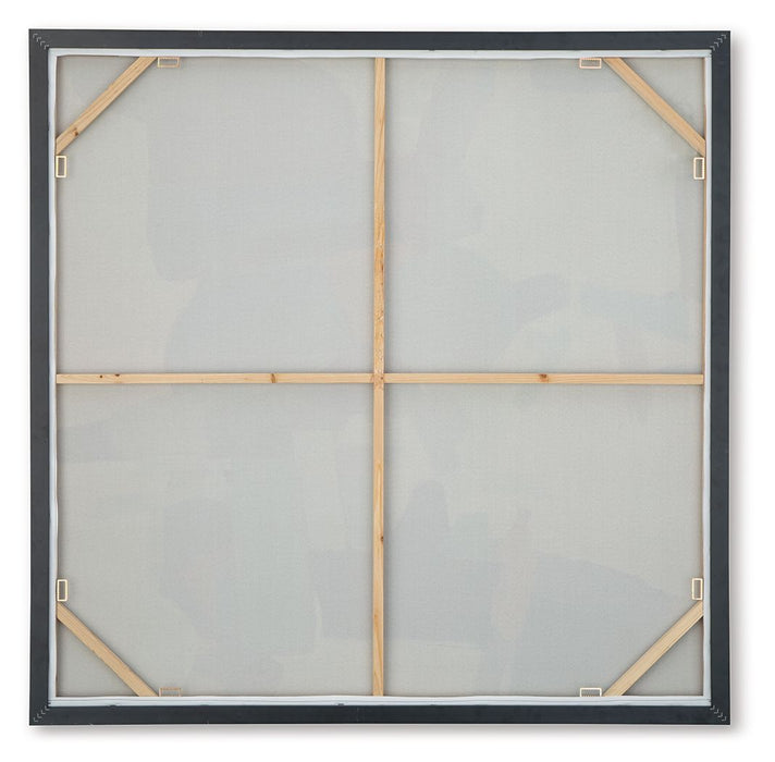 Wynburn - Wall Art - White / Blue / Green