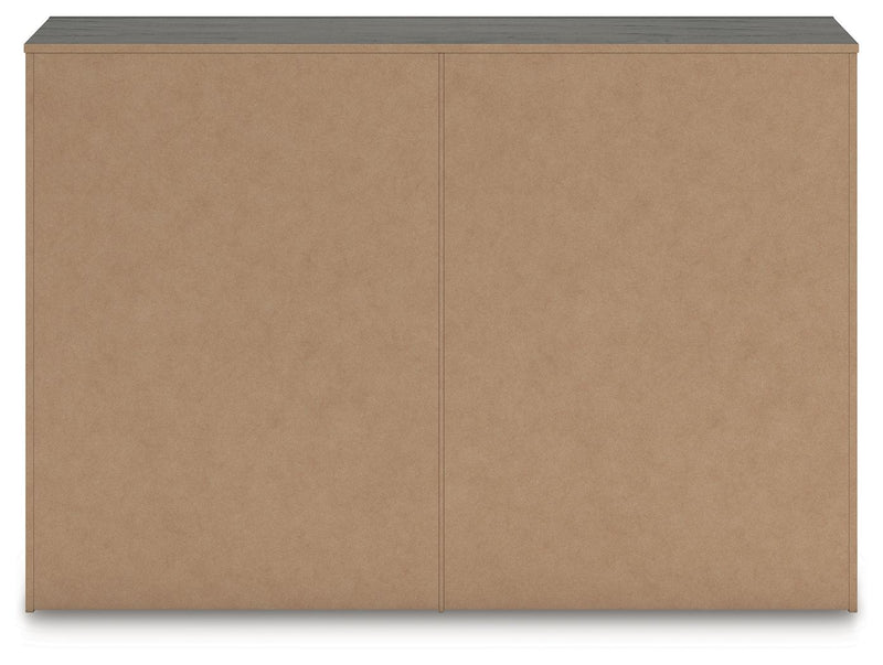 Fraluna - Six Drawer Dresser - Charcoal