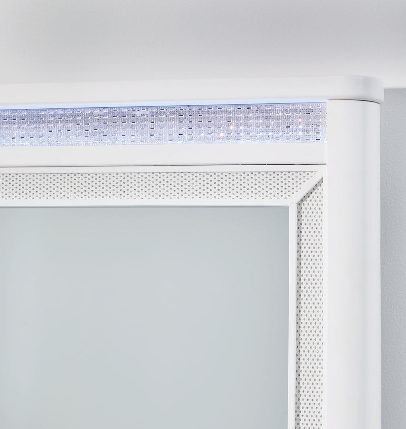 Chalanna - Dresser And Mirror - White