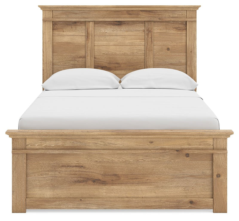 Makidern - Panel Storage Bed With Under Bed Storage Unit