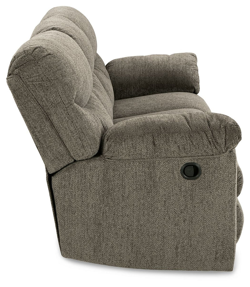 Alphons - Reclining Sofa - Fabric - Putty