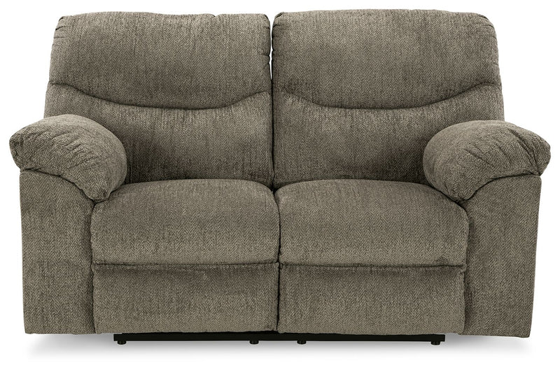 Alphons - Reclining Loveseat - Fabric - Putty