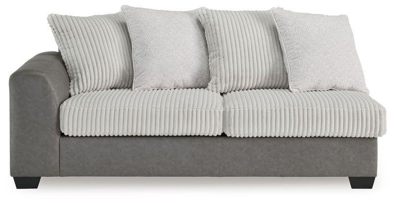 Clairette Court - Laf Sofa - Alloy