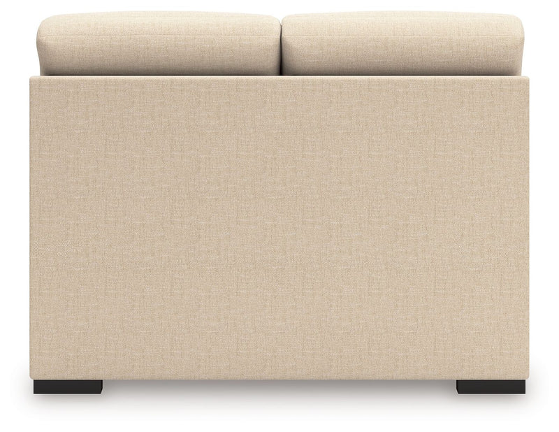 LadyMae - Armless Loveseat - Twill