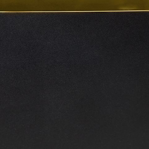 Rexwell - Accent Table With Speaker - Black / Gold Finish