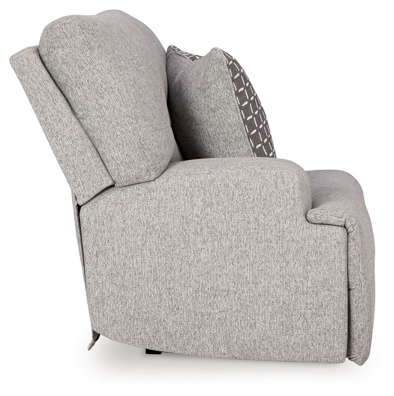 Acklen Place - Laf Zero Wall Power Recliner - Pewter