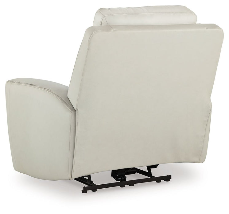 Mindanao - Pwr Recliner/Adj Headrest - Leather Match - Coconut