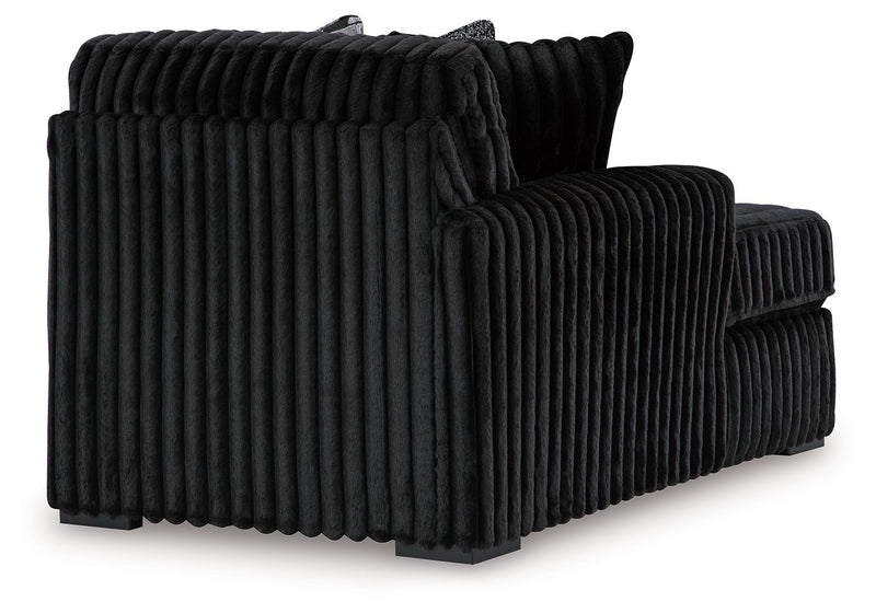 Midnight-Madness - Laf Corner Chaise - Onyx