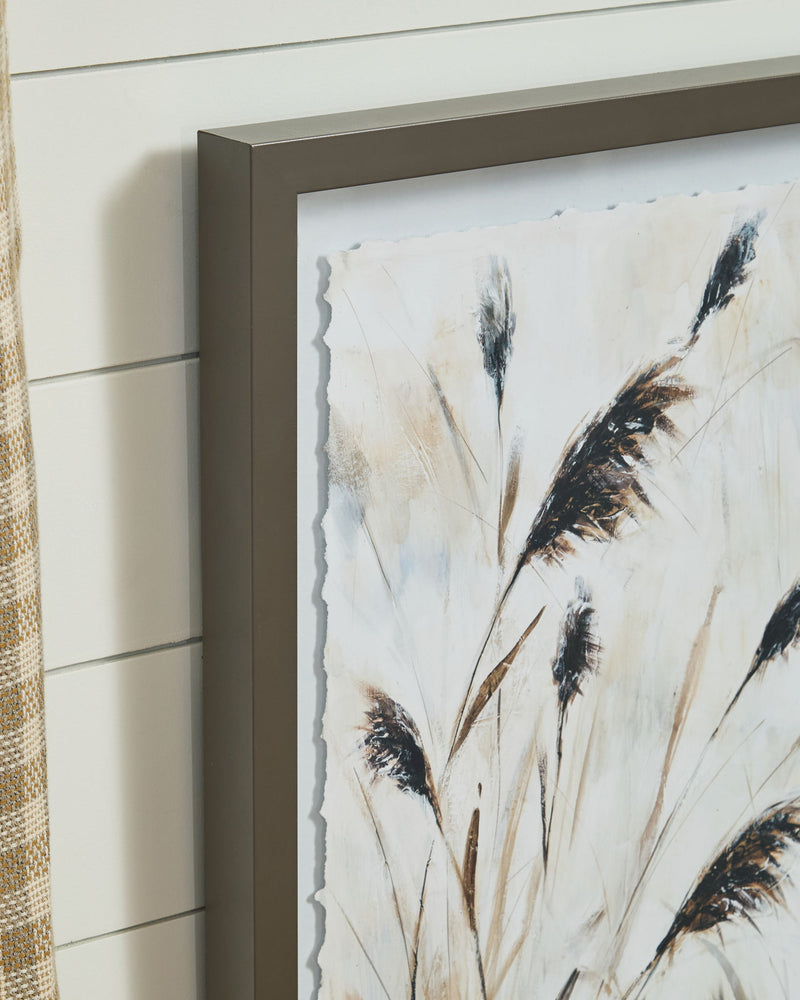 Honslow - Wall Art Set (Set of 3) - Brown / Black / White