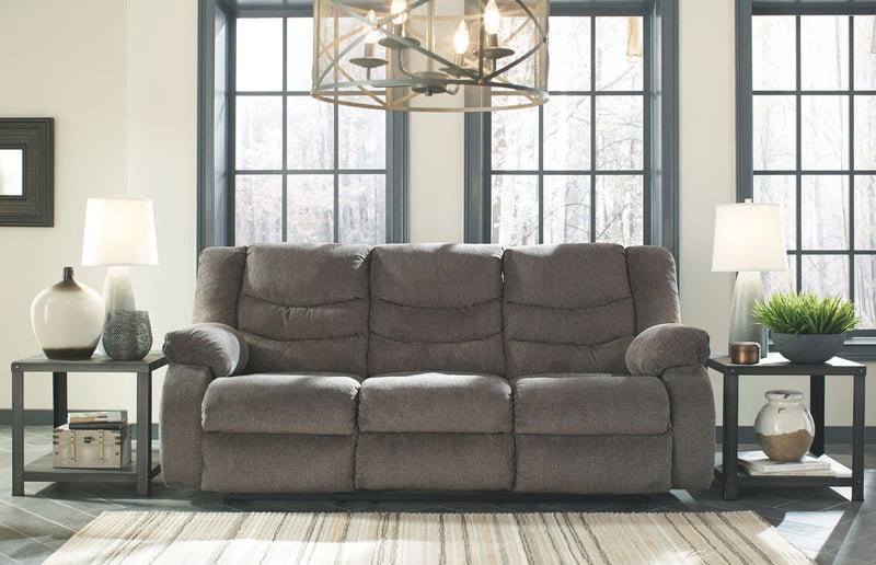 Tulen - 2 Pc. - Reclining Sofa, Reclining Loveseat - Gray