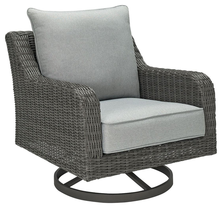 Elite Park - Swivel Lounge w/ Cushion - Gray