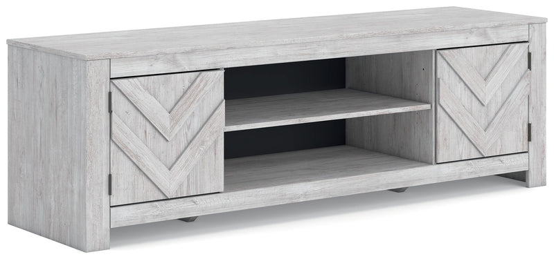 Cayboni - LG TV Stand With Fireplace Option