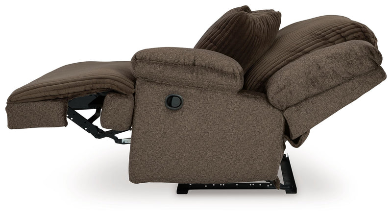 Top Tier - Raf Zero Wall Recliner - Fabric - Chocolate