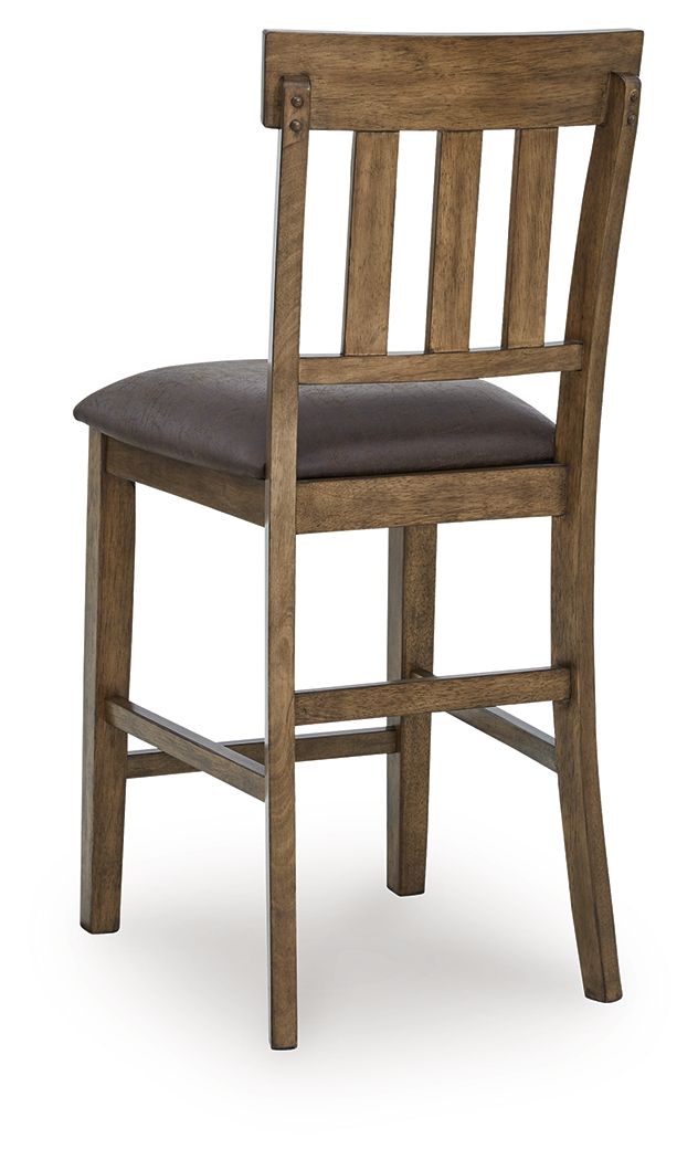 Urbinforte - Upholstered Barstool (Set of 2) - Light Brown