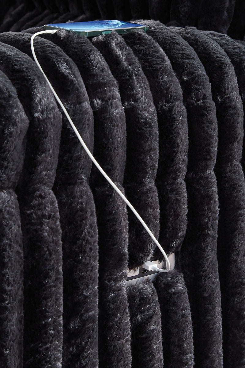 Rhine Falls - Zero Wall Power Recliner - Onyx