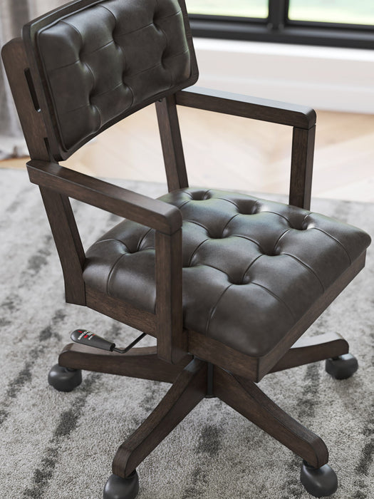 Breckington - Home Office Desk Chair - Dark Brown