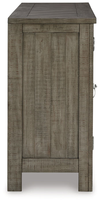 Krystanza - Dining Room Server - Weathered Gray