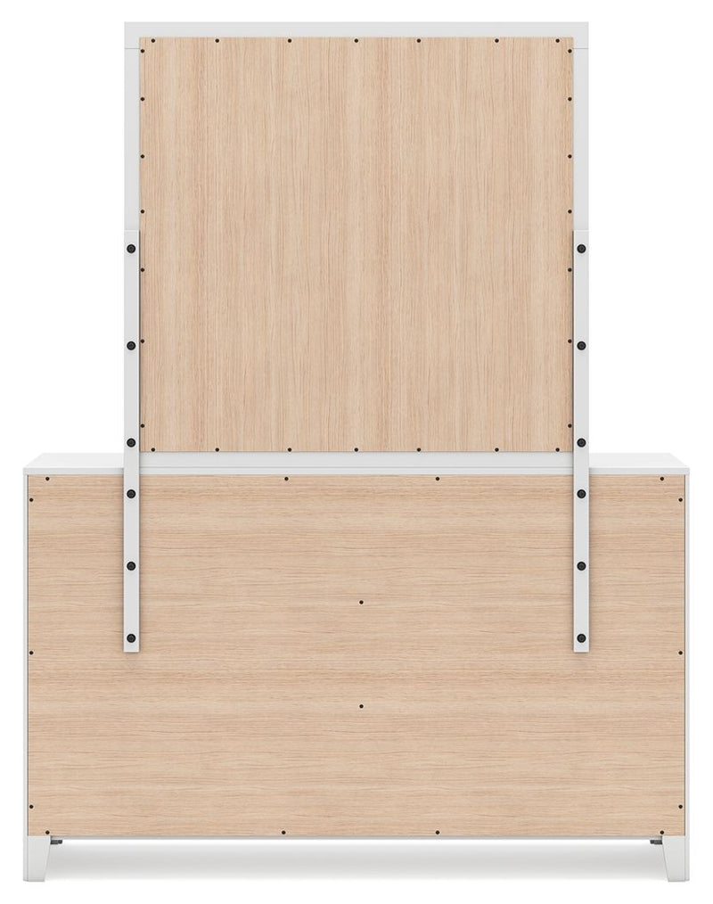 Binterglen - Dresser And Mirror - White