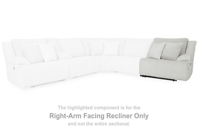 Top Tier - Raf Zero Wall Recliner - Fabric - Alloy