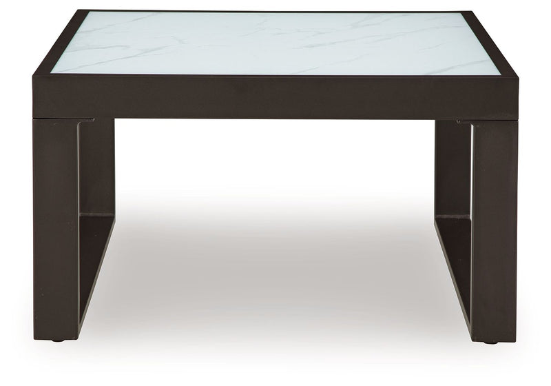 Beachloft - Square Cocktail Table - Black / Gray