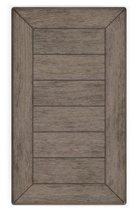 Tyler Creek - Chair Side End Table - Black / Gray