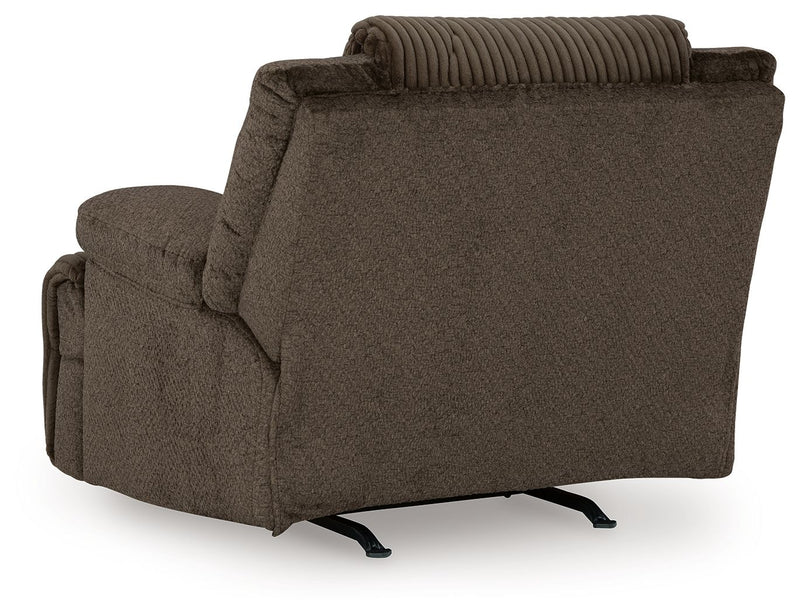 Top Tier - Rocker Recliner - Fabric - Chocolate