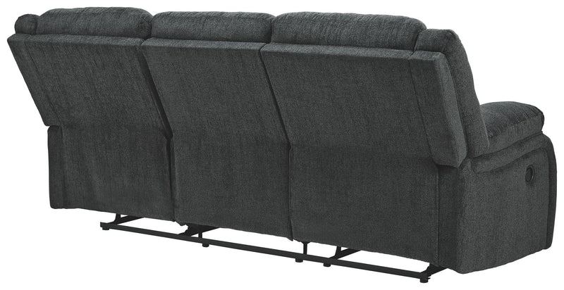 Draycoll - Reclining Sofa - Fabric - Slate