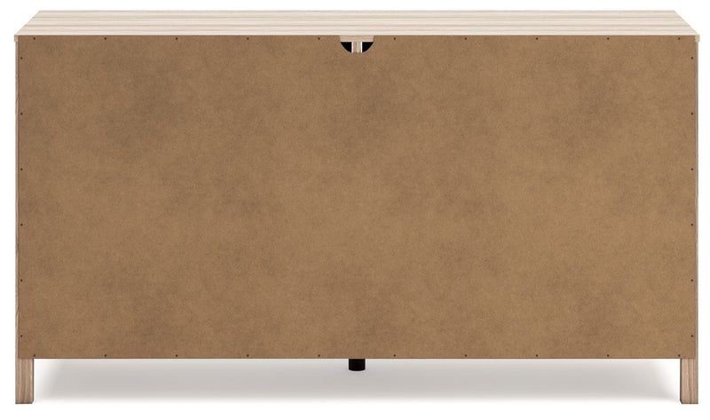 Battelle - Six Drawer Dresser - Tan