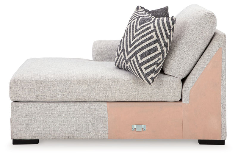 Koralynn - Laf Corner Chaise - Stone