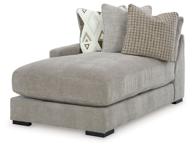 Aslan Court - Laf Corner Chaise - Pebble