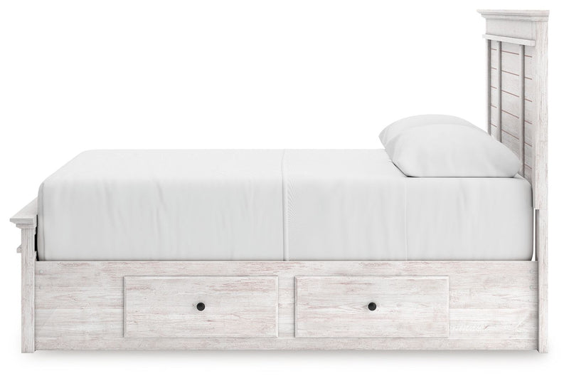 Makidern - Panel Storage Bed