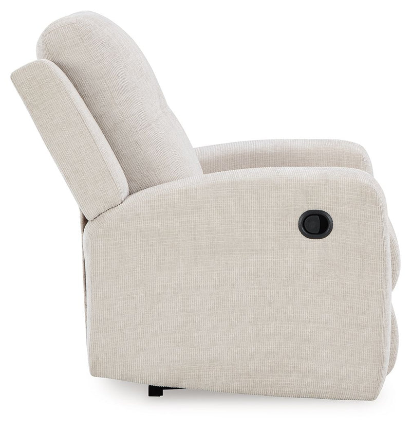 Danum - Zero Wall Recliner - Fabric - Stone